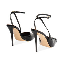 Escarpins noirs slingback talon 10,5 cm, Primadonna, 272129303VENERO035, 004 preview