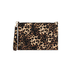 Pochette femme léopard en satin, Primadonna, 255125738RSLEOPUNI, 004 preview
