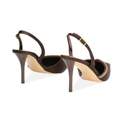 Zapato destalonado marr&oacute;n oscuro tac&oacute;n 8,4 cm, Primadonna, 272131404RSMORO035, 004 preview