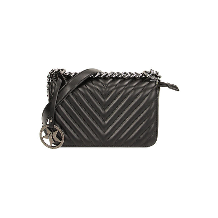 Borsa donna a tracolla nera matelass Primadonna Collection