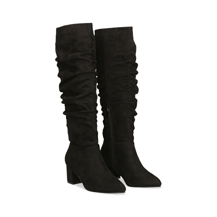 Stivali Neri Tacco 5 Cm Cod 122707419mfnero Primadonna Collection