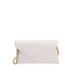 Borsa a tracolla bianca, Primadonna, 215124695EPBIANUNI, 001a