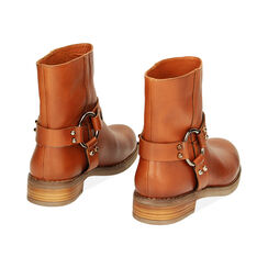 Biker cognac in pelle, Primadonna, 23N520969PECOGN036, 003 preview