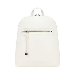 Mochila de mujer blanca, Primadonna, 255700527EPBIANUNI, 001a