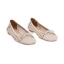 Ballerine donna panna intrecciate, Primadonna, 254986902EIPANN035, 003 preview