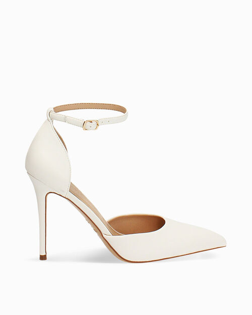 Open shank bianchi tacco 10 cm, WHITE