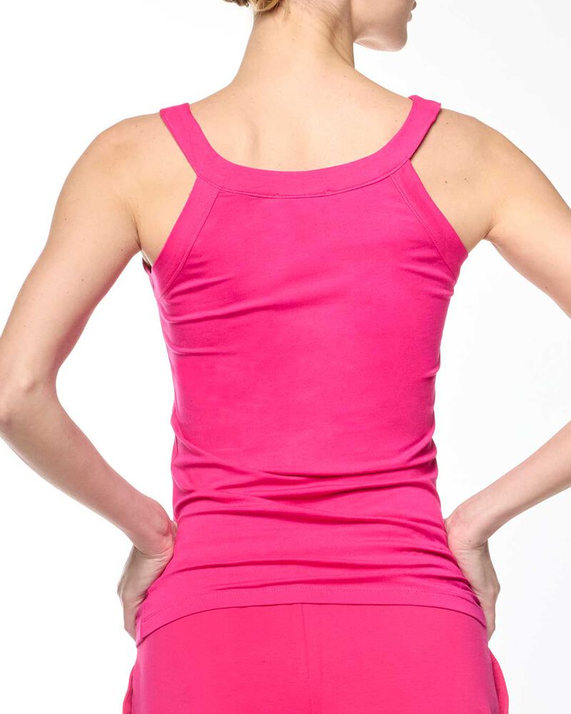Canotta fucsia in cotone image number null