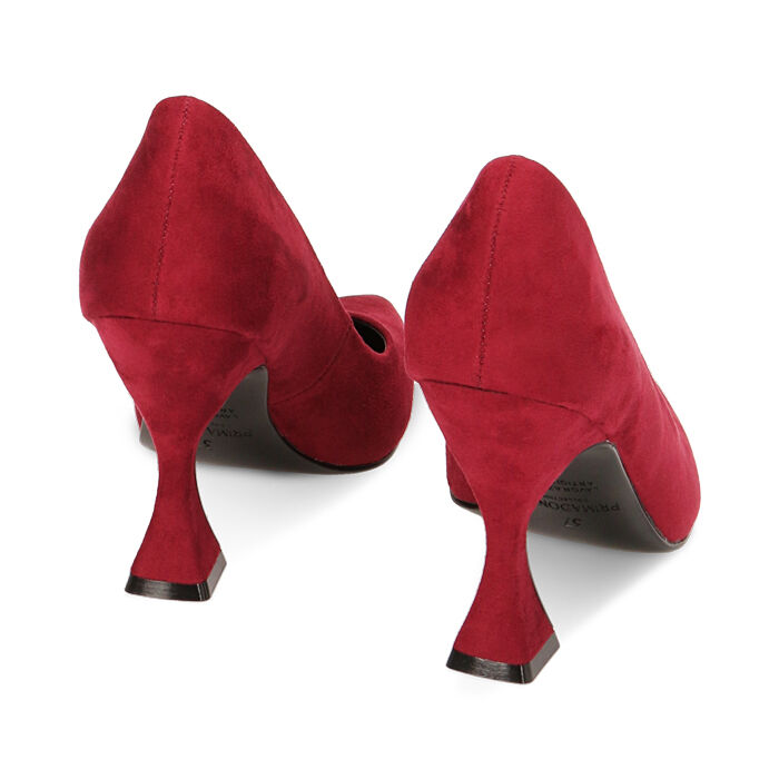 Decollete bordeaux tacco largo top