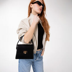 Mini bag nera con tracolla removibile, Primadonna, 275130274EPNEROUNI, 002 preview