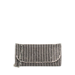 Portatelefono negro-plateado grande elegante, 240300982ETNEARUNI, 001a