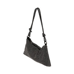 Mini-sac en filet noir avec strass, Special Price, 205124799MTNEROUNI, 002 preview