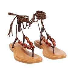 Sandales bas femme marron, Primadonna, 253605901EPMARR040, 003 preview