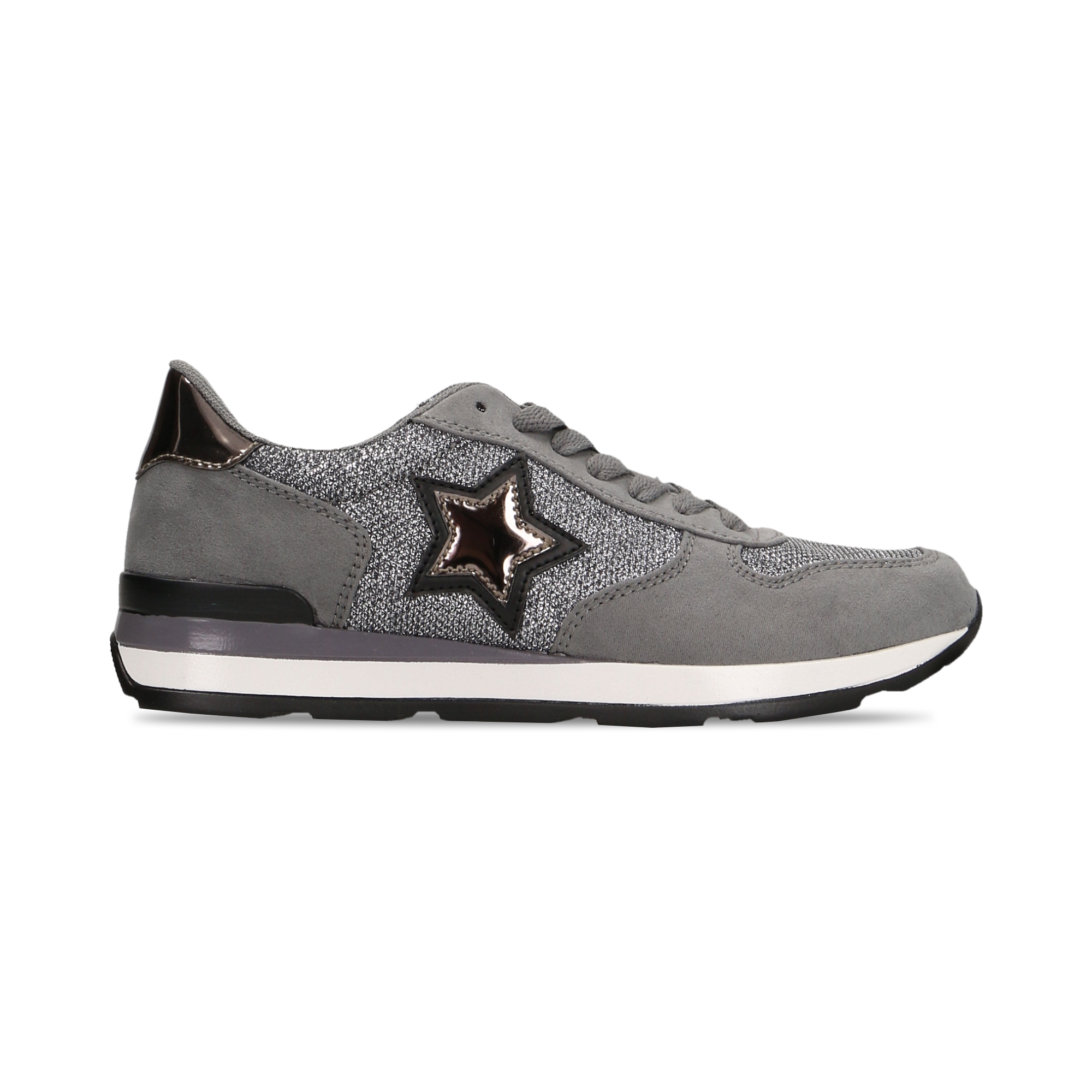 Sneakers Grigie Donna Tacco Basso - Cod. 121308201LMGRIG | Primadonna  Collection