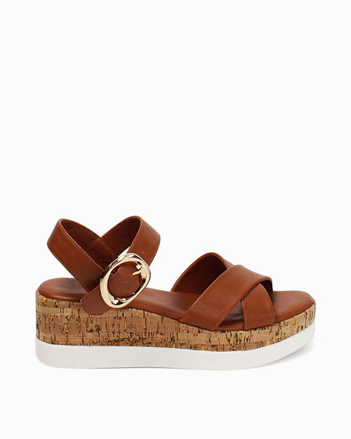 ZAPATOS CUNA SINTETICO COGN, COGNAC