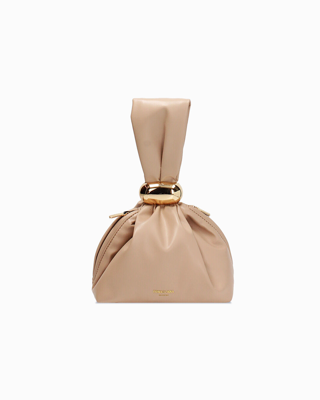 Mini bag beige con dettagli eleganti