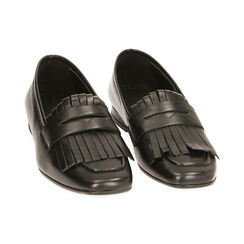 Mocasín plano de piel negra, Primadonna, 20A580037PENERO035, 002 preview