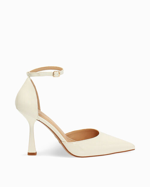 Open shank panna tacco 9,5 cm, CREAM