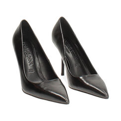 Décolleté nere lucide con tacco 9,5 cm, Primadonna, 26M761604EUNERO035, 003 preview