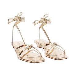 Sandalo donna oro intrecciato, Primadonna, 25P800119LMOROG035, 003 preview