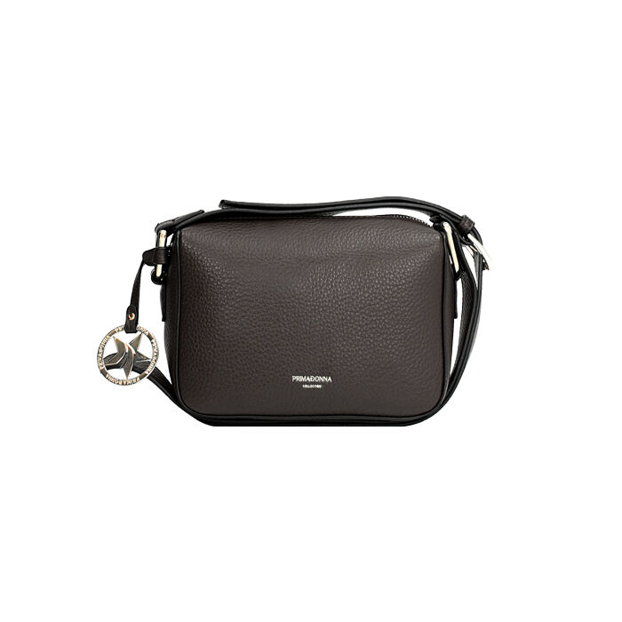 Borsa a tracolla nera con dettagli eleganti, Primadonna, 265701578EPNEROUNI