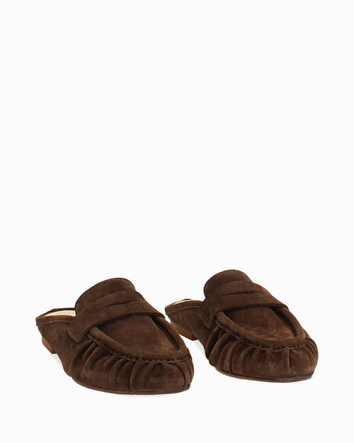 Sabot di camoscio testa di moro, DK BROWN