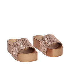 Sandalias de playa rosa-oro con piedras, Primadonna, 230900909ETRAOR035, 002a