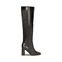Stivali neri, tacco 9 cm, Primadonna, 222170901EPNERO038, 001 preview