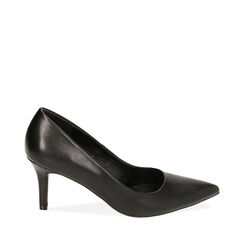 Décolleté nere, tacco 7 cm, 212133620EPNERO038, 001a