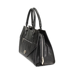 Borsa a mano nera in crack, Promozioni, 24D583201SCNEROUNI, 002 preview