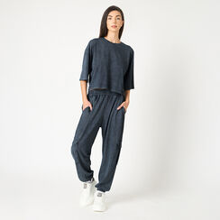 Pantalón chándal mujer jeans, Primadonna, 25S600050COJEANS, 002a