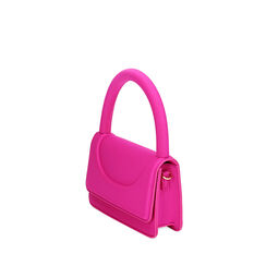 Minibag fucsia de licra, 235125449LYFUCSUNI, 002a