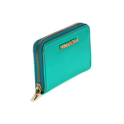 Portafogli verde laminato, Primadonna, 215122516LMVERDUNI, 002 preview