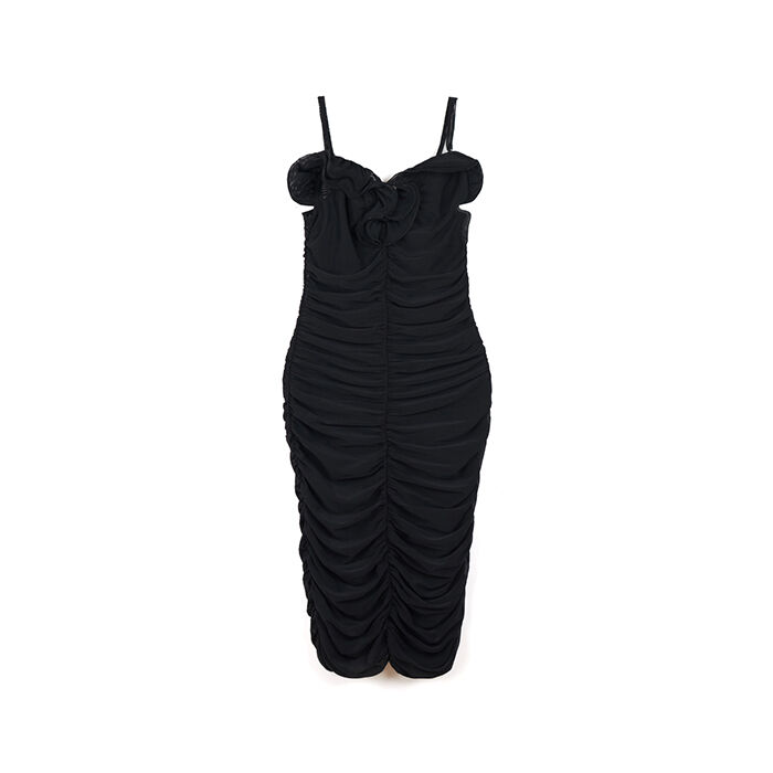 Robe noire pour femme avec détails élégants, Primadonna, 26C925022TSNEROL