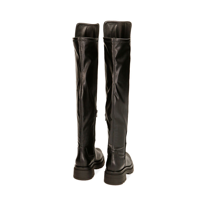 Bottes noires talon 5 cm discount