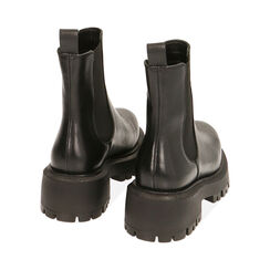 Chelsea boots in pelle nera, tacco 5,5 cm , Primadonna, 20N515066PENERO035, 003 preview