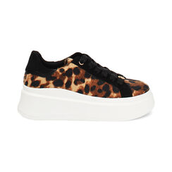 Zapatillas deportivas leopardo con suela en material sintético, Primadonna, 262800736CVLEOP035, 001 preview