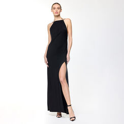 Robe noire en tissu, Primadonna, 23C923170TSNEROM, 001 preview