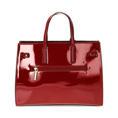 Borsa a mano rossi in vernice, Primadonna, 225731833VEROSSUNI, 003 preview