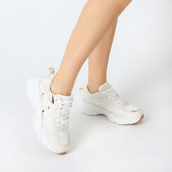 Zapatillas de mujer color crema, Primadonna, 25O273001EPPANN036, 002a