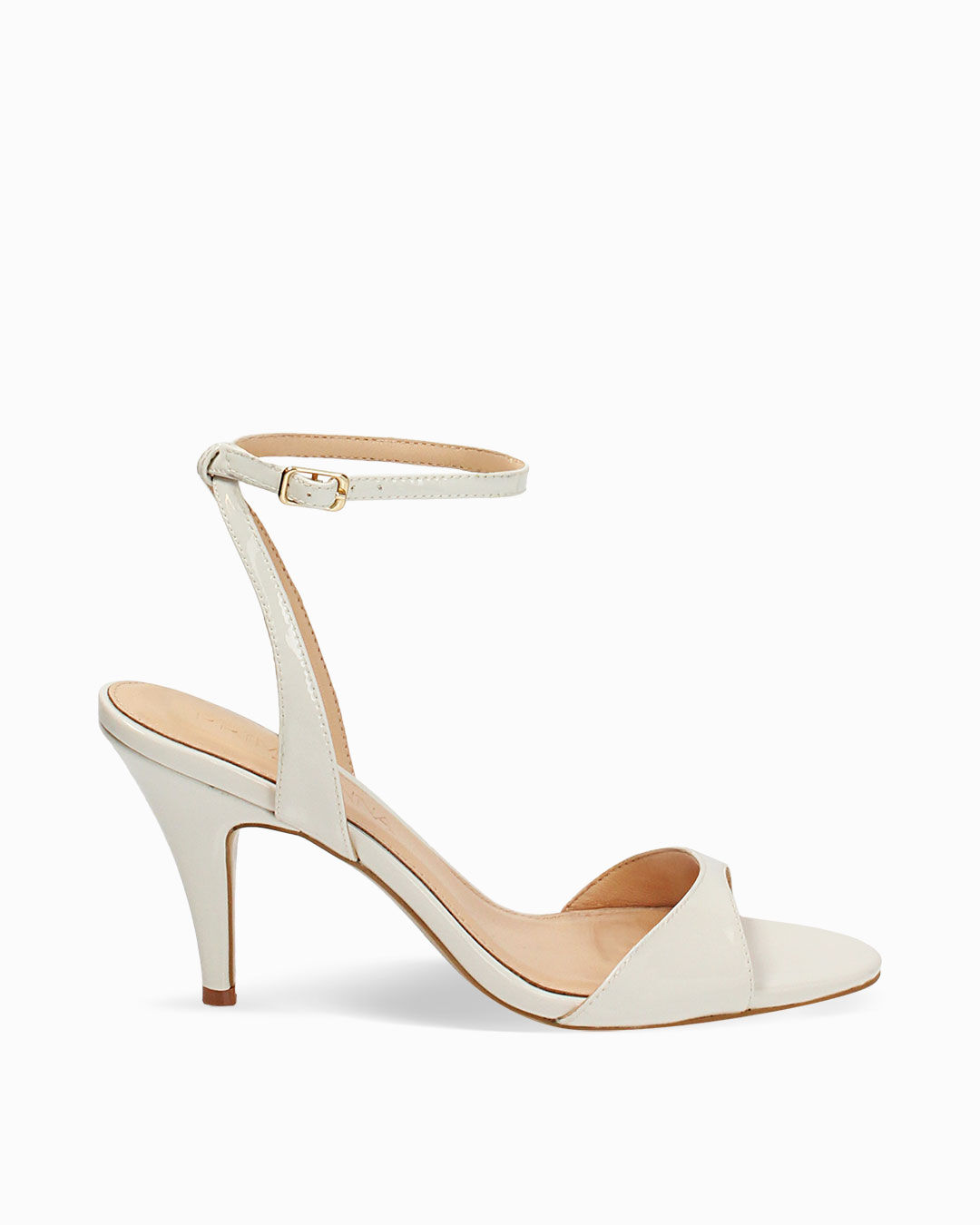 Sandali panna tacco 8,5 cm eleganza pura