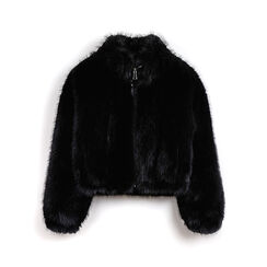 ABBIGLIAMENTO PELLICCIA FUR NERO, Primadonna, 26B402002FUNEROM, 001a