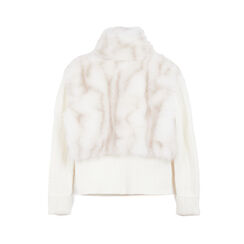 Giacca in pelo sintetico con bordi in maglia, Primadonna, 261331425FUPANNL, 004 preview