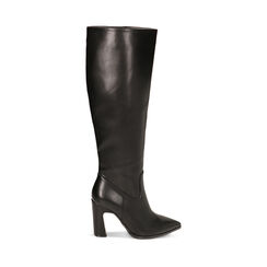 WOMEN SHOES BOOTS SYNTHETIC NERO, 223003103EPNERO035, 001a