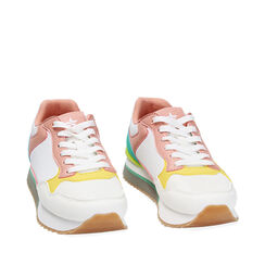 Sneakers bianco giallo, Primadonna, 23O708352TSBIGI035, 002a