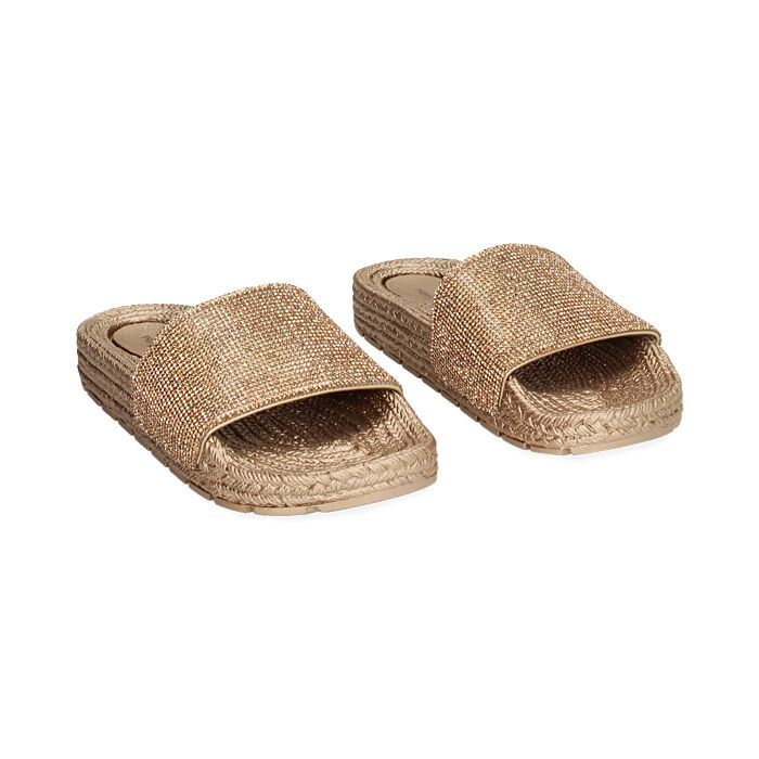 Sandali Da Bagno Méduse Oro – PVC Morbido, Fatti In Francia, Look Vintage, Suola Trasparente, Taglie Bambino E Adulto
