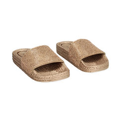 Sandali mare oro con pietre, Ultime occasioni, 230920608ETOROG035, 002 preview
