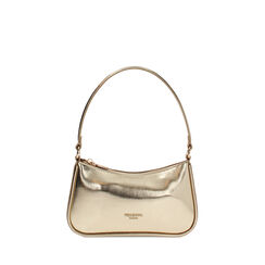 Mini bag oro con tracolla removibile, Primadonna, 275130169LMOROGUNI, 001a