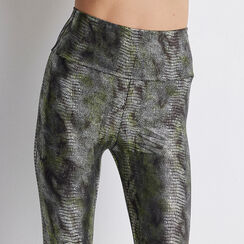 Leggings verdi stampa vipera, Primadonna, 22B400301EVVERDUNI, 004 preview