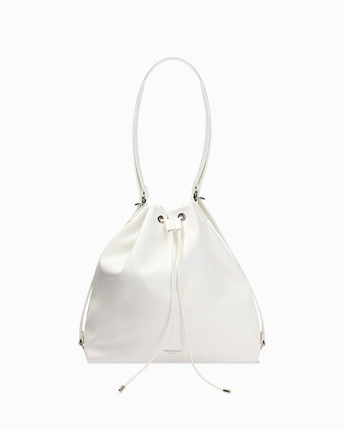 Sac &agrave; dos blanc avec d&eacute;tails minimalistes, WHITE