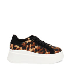 Zapatillas deportivas leopardo con suela en material sintético, Primadonna, 262800736CVLEOP035, 001a